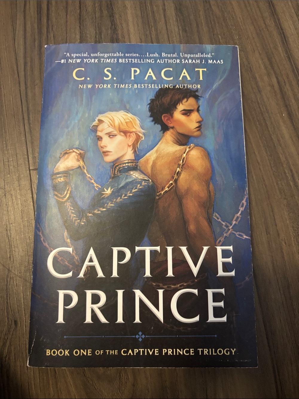Captive Prince by C. S. Pacat - Blue Cover Art Paperback